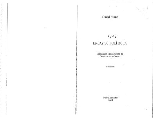 Ensayos politicos
