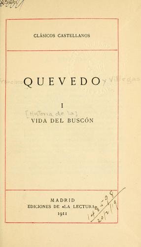 La vida del Buscon
